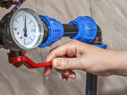 Water pressure gauge