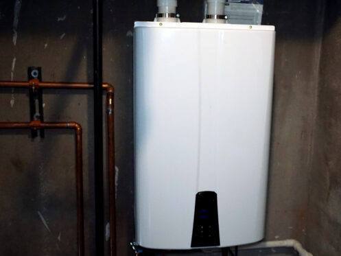 Tankless water heater in Flower Mound, TX